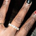Heart Eternity Ring - Gold