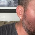 Square Stud Earrings Silver