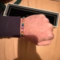 Multicolor Emerald Cut Tennis Bracelet