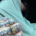Cuban Link Ring Gold