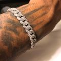 Iced Out Cuban Link Bracelet 10mm