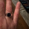 Square Signet Ring Silver