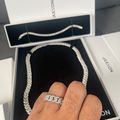 Iced Out Cuban Link Ring Silver