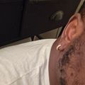 Iced Out Hoop Earrings - Gold