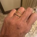Women's Crossover Ring - Gold