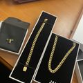 Classic Stud Earrings Gold
