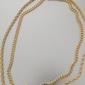 Women's Cuban + Rope Chain Stack