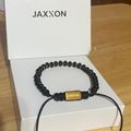 Onyx Beaded Bracelet Gold
