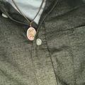 Studded St. Michael Pendant