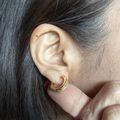 Women's Classic Hoop Earrings - Gold
