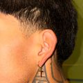 Dagger Cross Earring Gold
