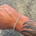 Iced Out Cuban Link Bracelet - 5mm