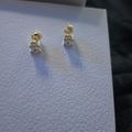 Square Stud Earrings Gold