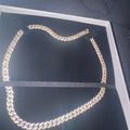 Women's Iced Out Cuban Link Chain 8mm