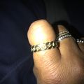 Cuban Link Ring Gold