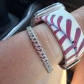 Women's Iced Out Cuban Link Bracelet 5mm