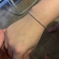 Women's Adjustable Tennis Bracelet - Silver