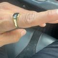 Square Signet Ring Gold