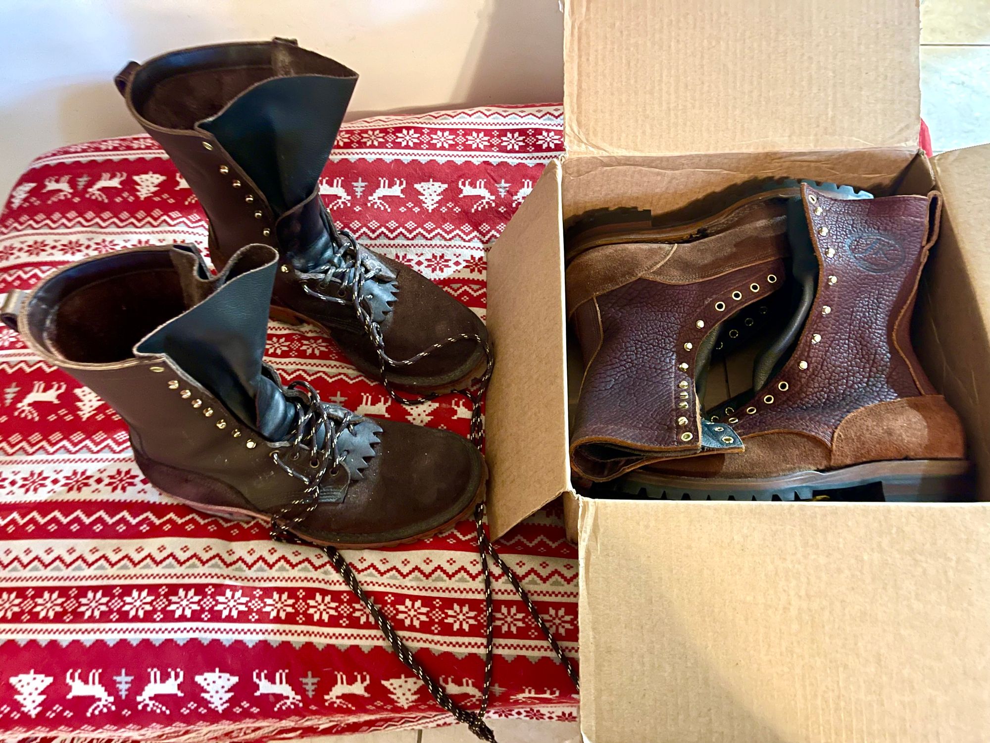 JK Boots – Custom Builder/Climber Work Boots – Vibram Sole, Size 7.5 E Is this the most durable boot ever? JK Boots Climber Review  main image 2