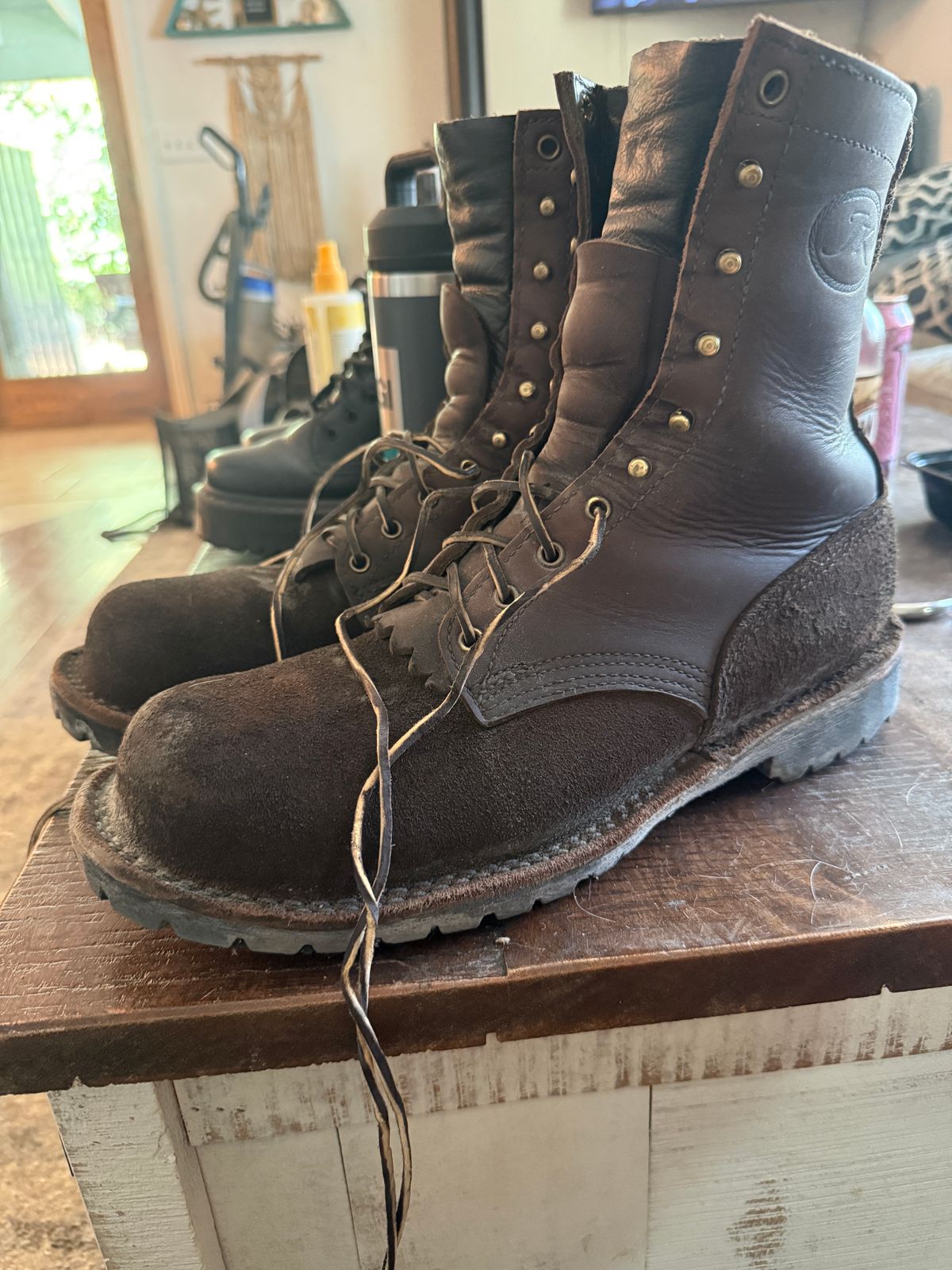 O.T. (Safety Toe) - Black (Rough) – JK Boots display picture 2