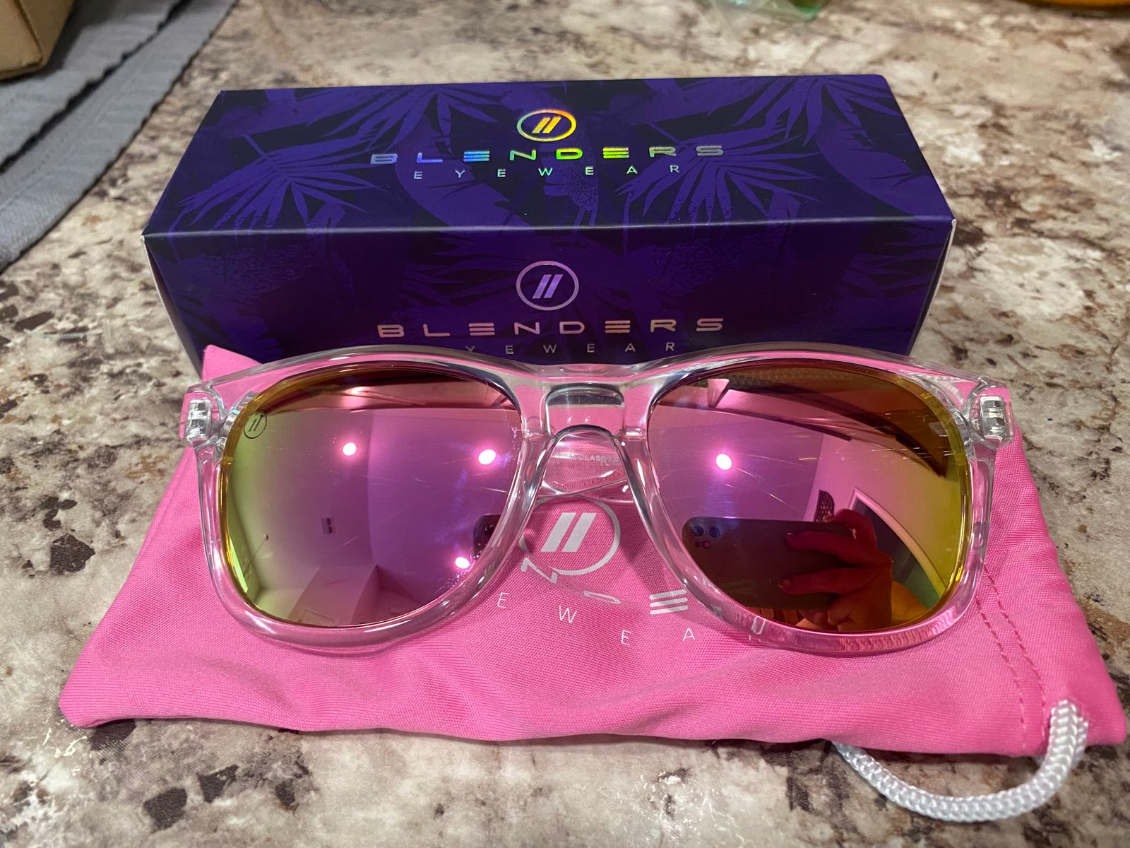 Ice Palace Polarized Sunglasses - Rose Gold Mirror Lens 
