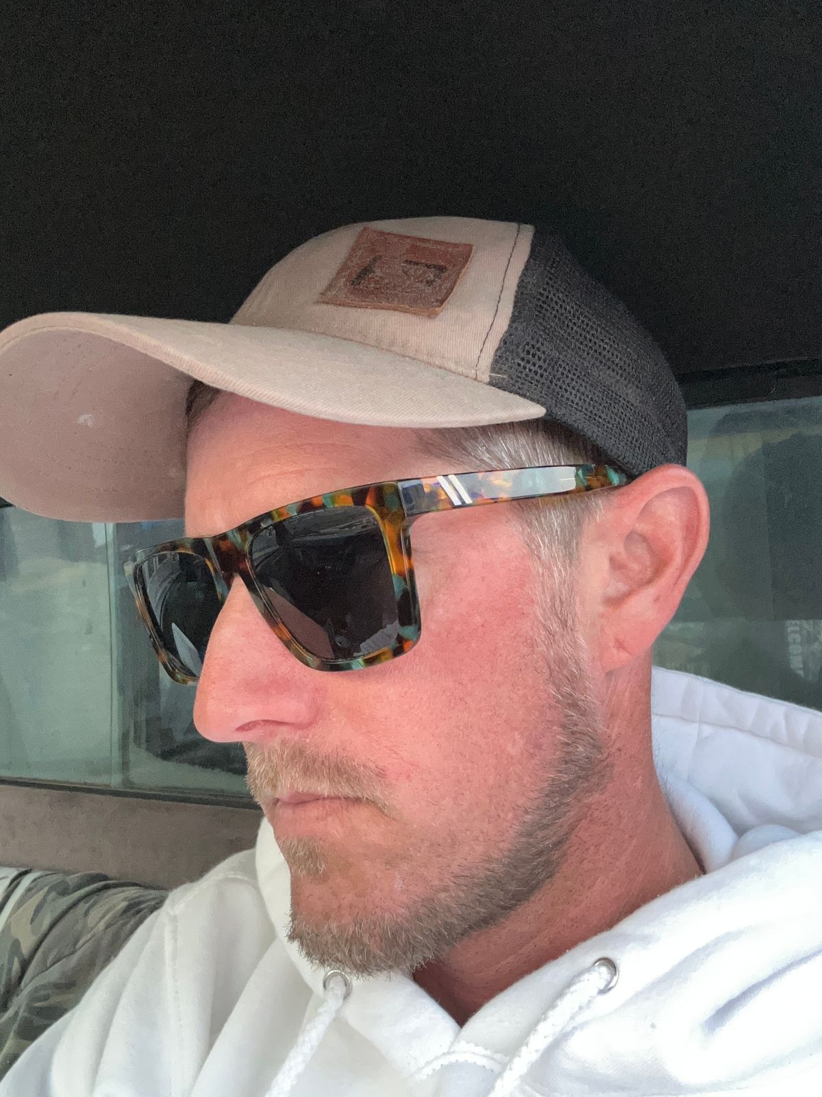 Stone Breaker Polarized Sunglasses - Green, Teal, Orange 