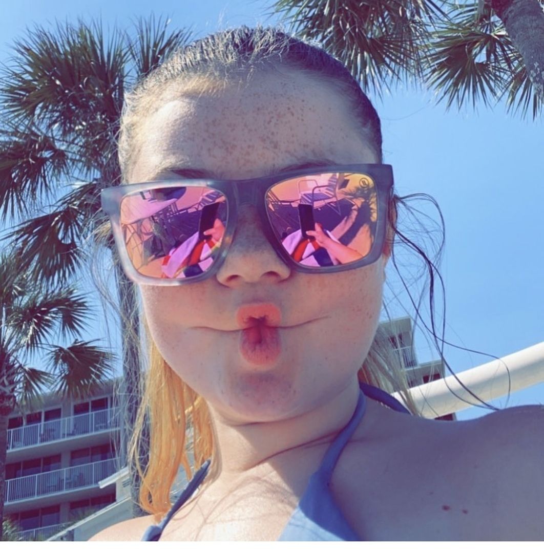 Pretty Gangsta Polarized Sunglasses - Pink Mirrored Lens  display picture 1