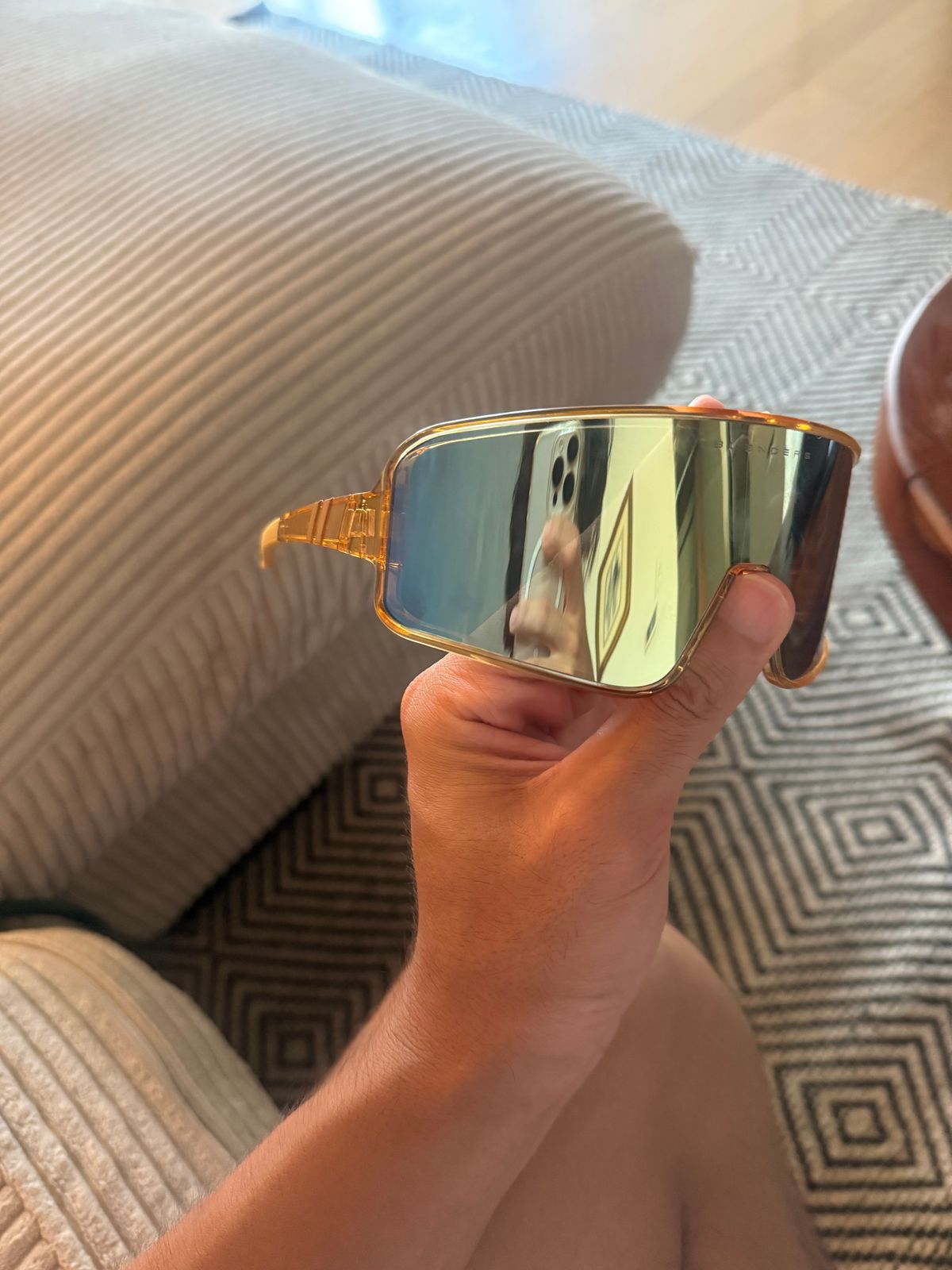 Blenders Golden Quartz Gold Frame Brown Lens  Sunglasses Black/Gold Sunglasses | Polarized Matte Style | Blenders  main image 3