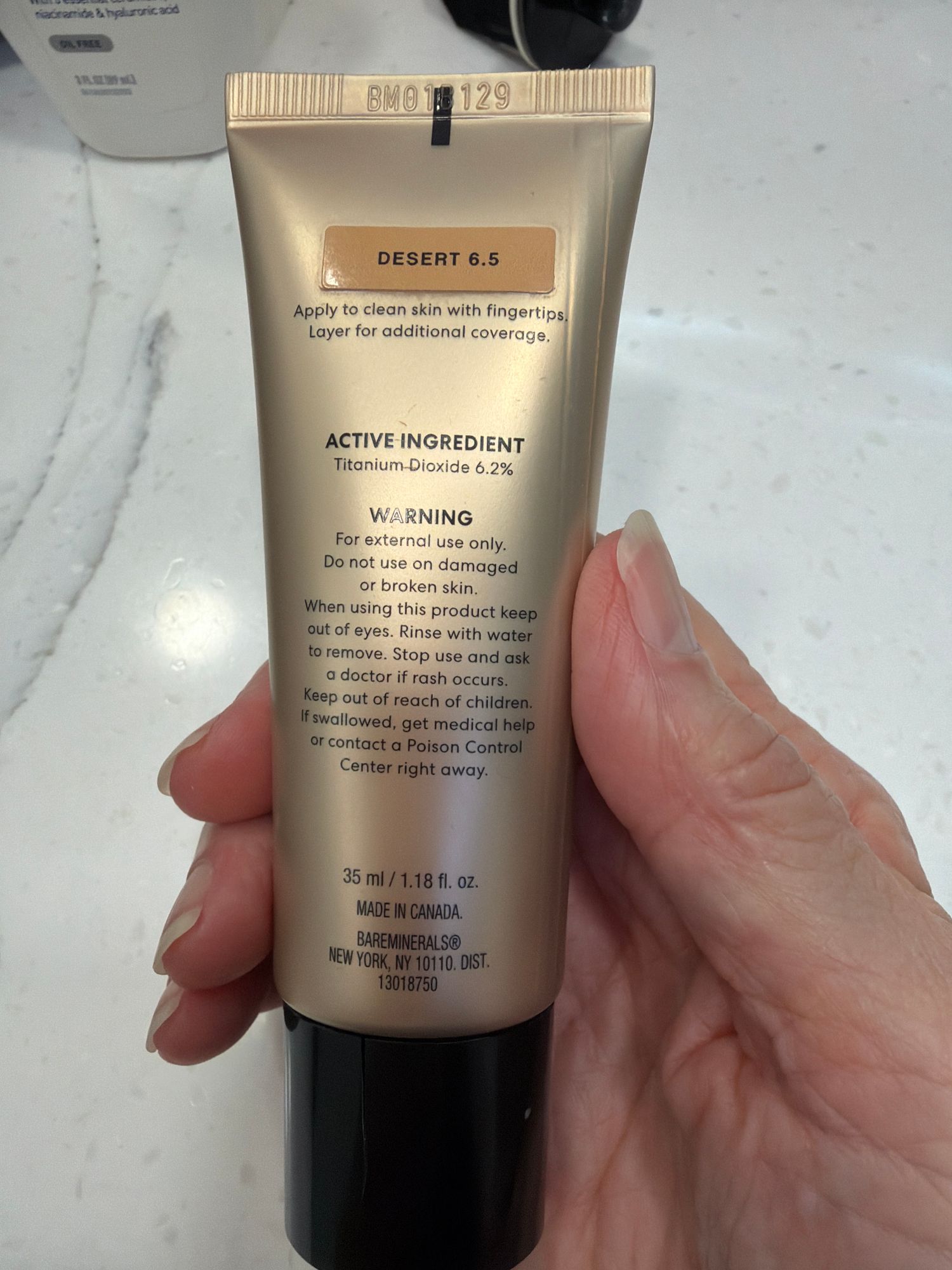 BareMinerals Complexion Rescue Tinted Hydrating Gel Cream - Wheat 4.5 (Medium) - SPF 30-1366692