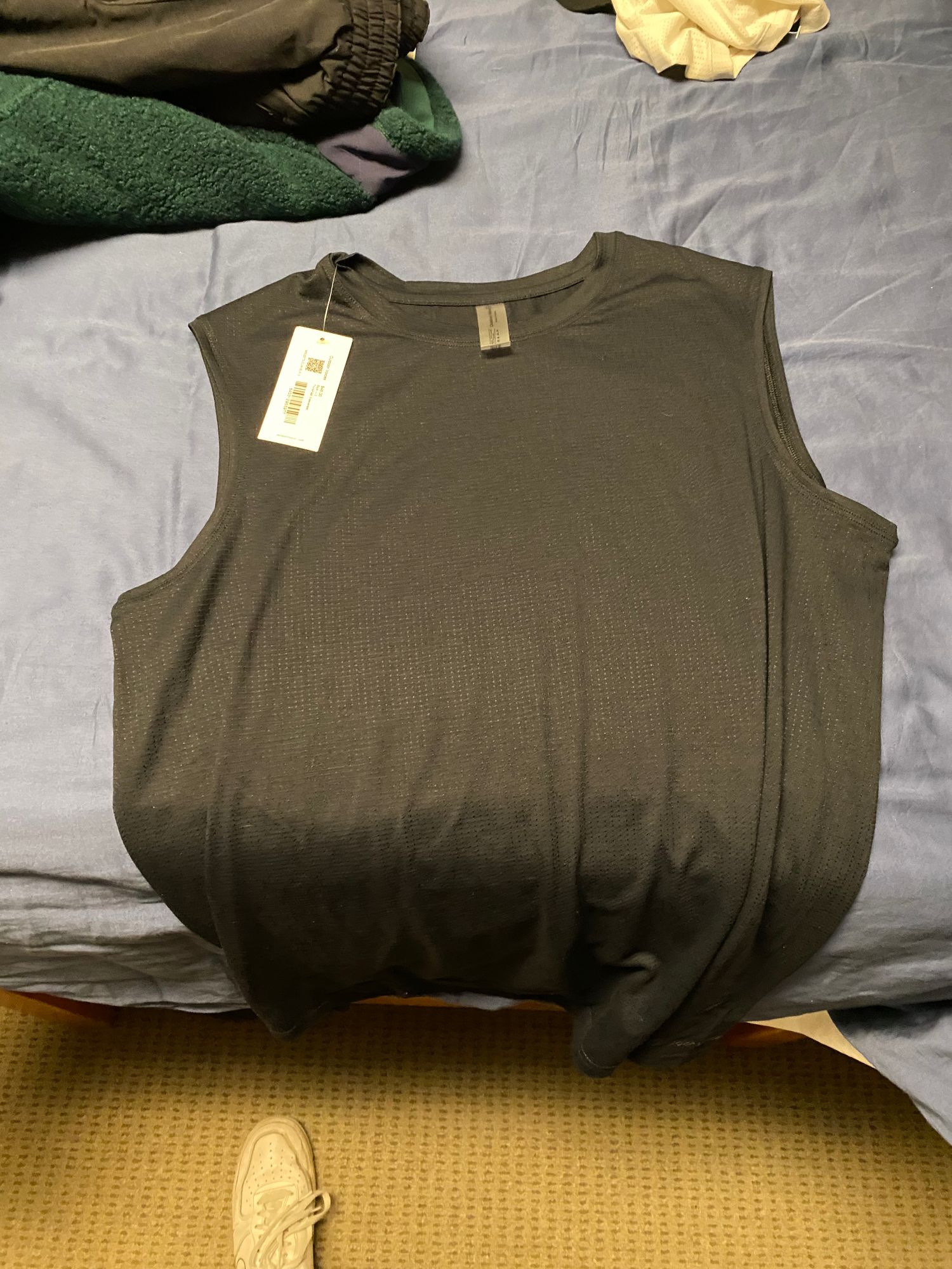 ThinkFast Mesh Muscle Tank in TechSweat | Outdoor Voices