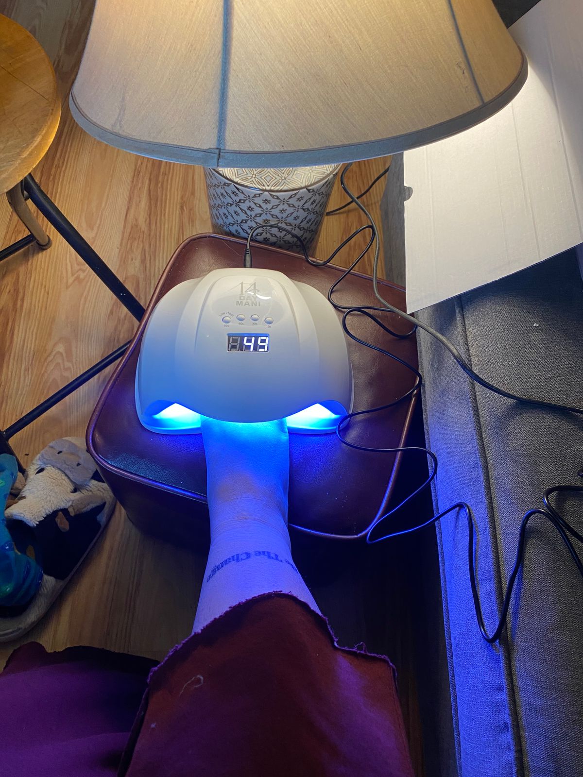 54W UV-harslamp voor het uitharden van hars, draadloos en opvouwbaar