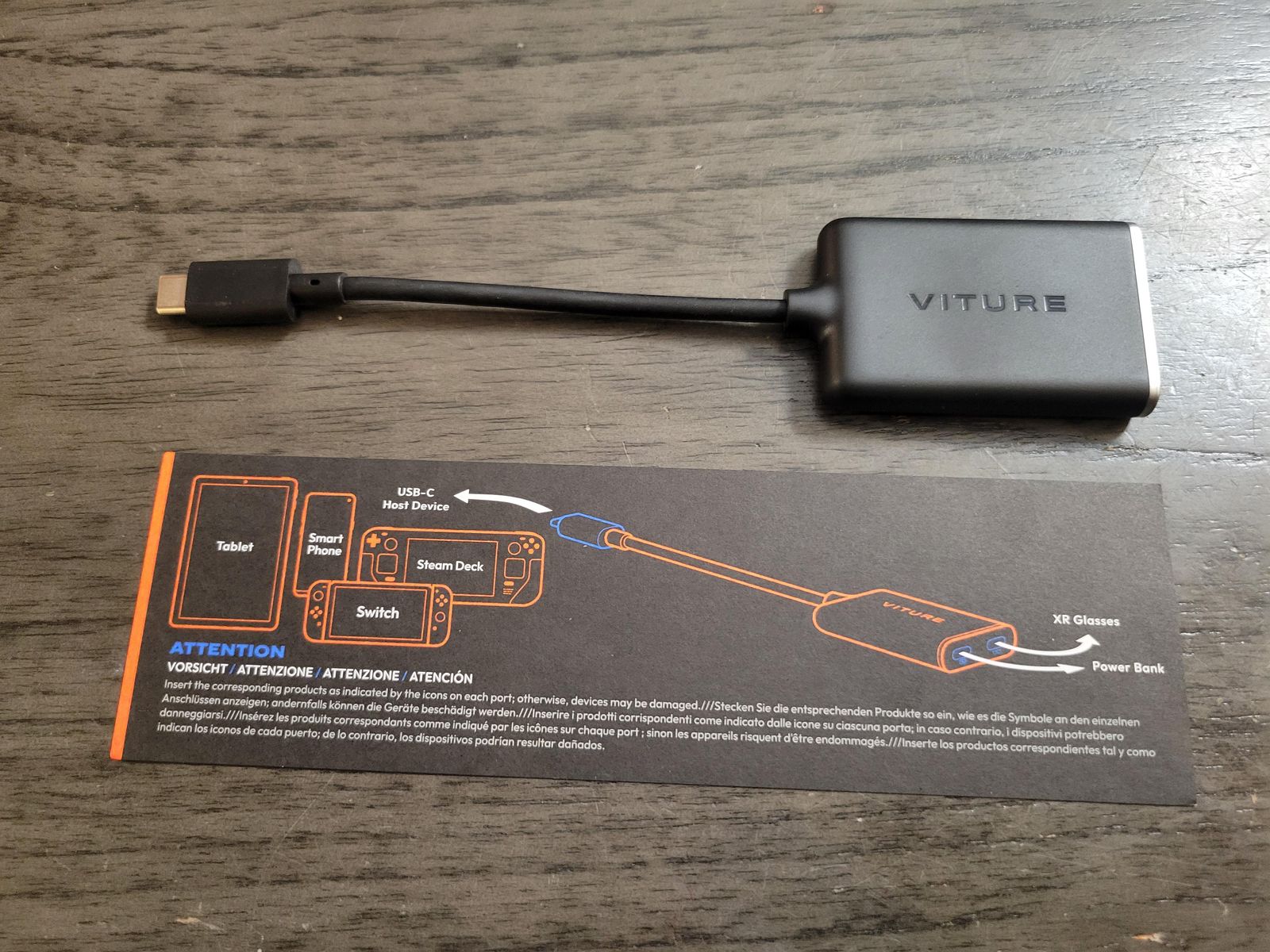 VITURE USB-C to Glasses and Charging Adapter | VITURE
