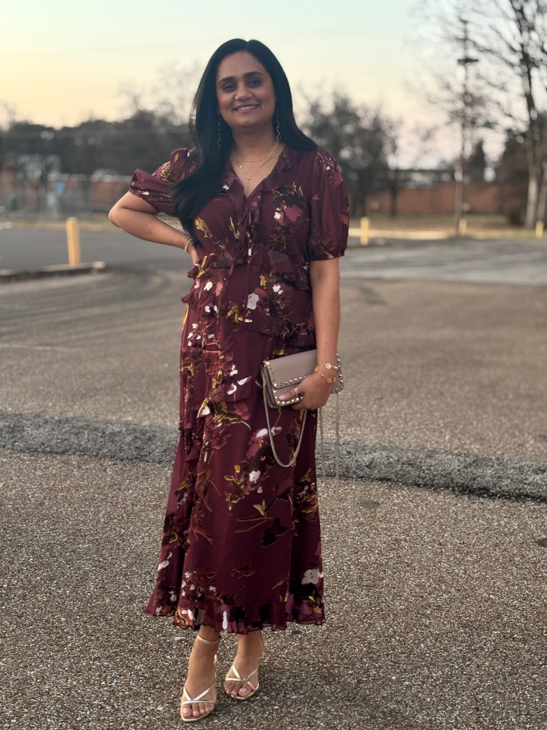 Franchesca Tiered Ruffle Floral Maxi Dress - ASTR the Label