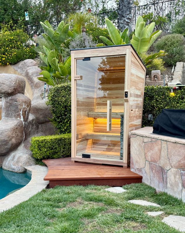 The Sauna Mini in Rod K.’s home setup