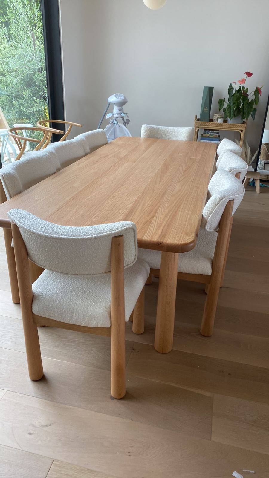 Charlie Solid Wood Dining Chair, Black/Black Scandinavian Design