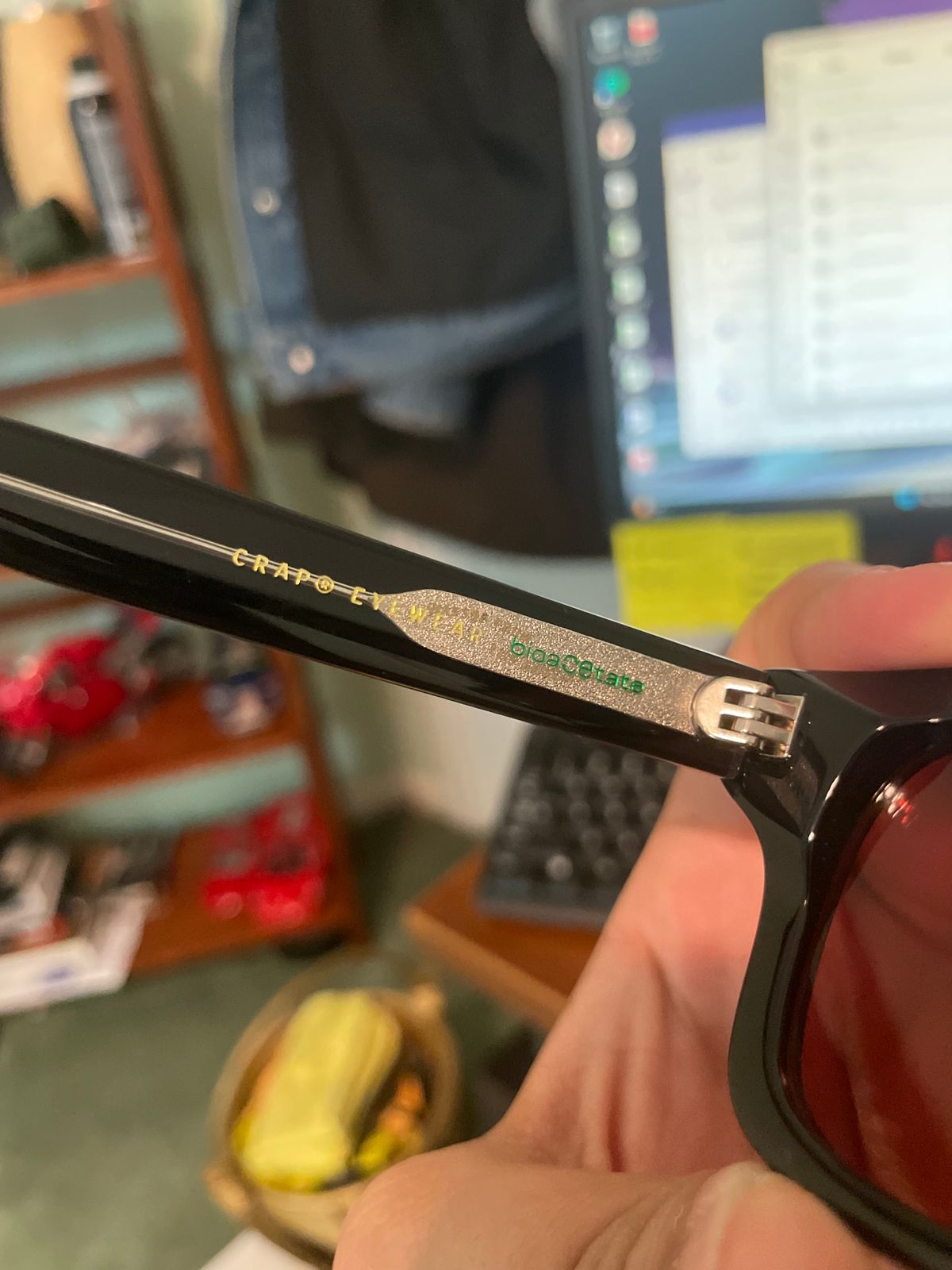 Crap The Suntan Underground Rose Tinted Sunglasses Crap® Eyewear | The Spaced Ranger Rosewood Sunset Aviator  main image 4