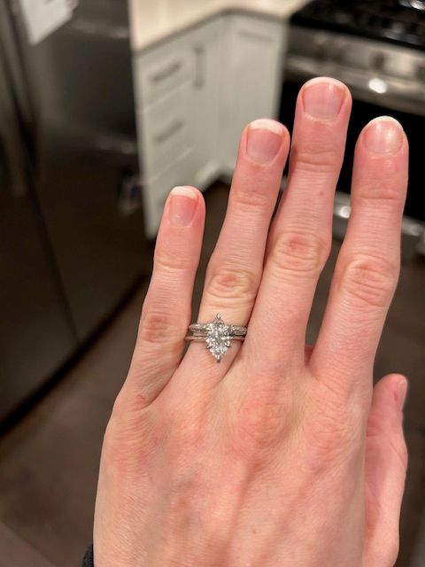 Perfect addition to my engagement ring! review photo