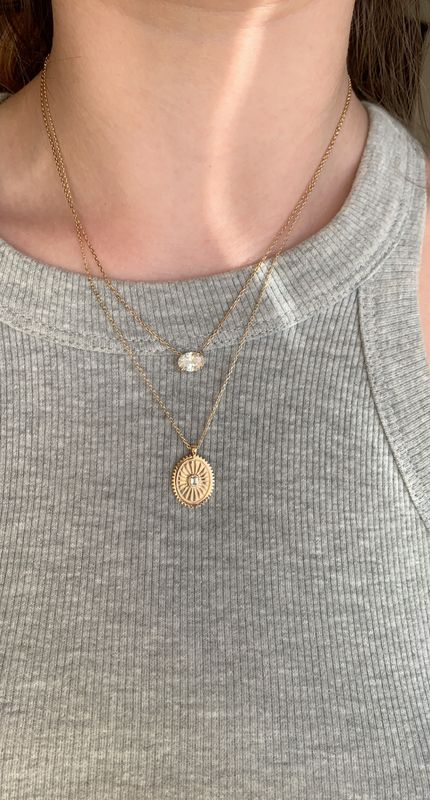 Great for layering or standalone review photo