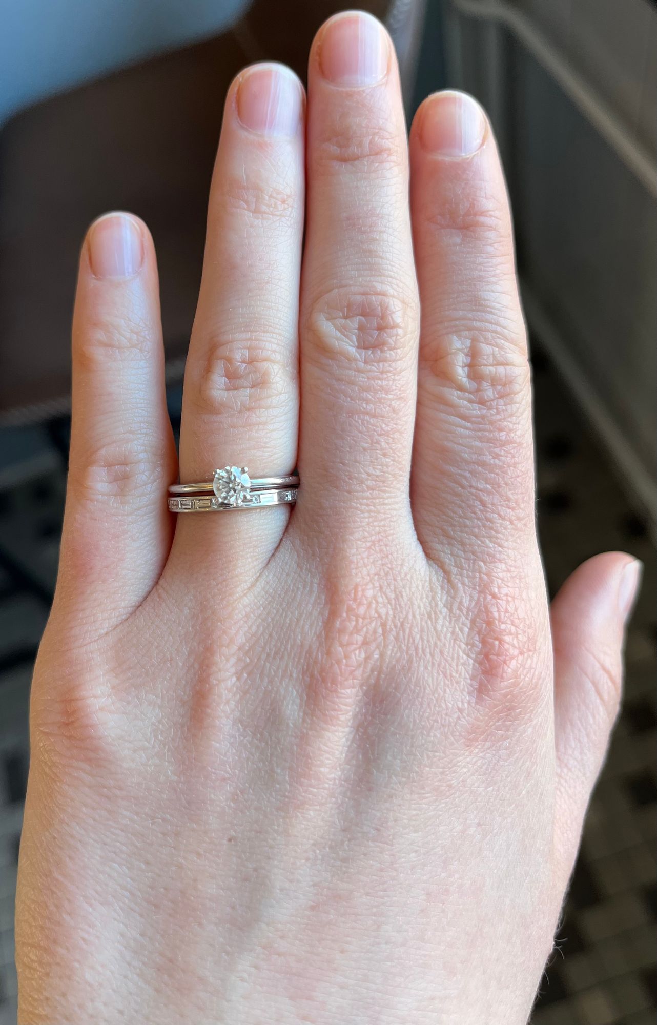 Dainty wedding band review photo