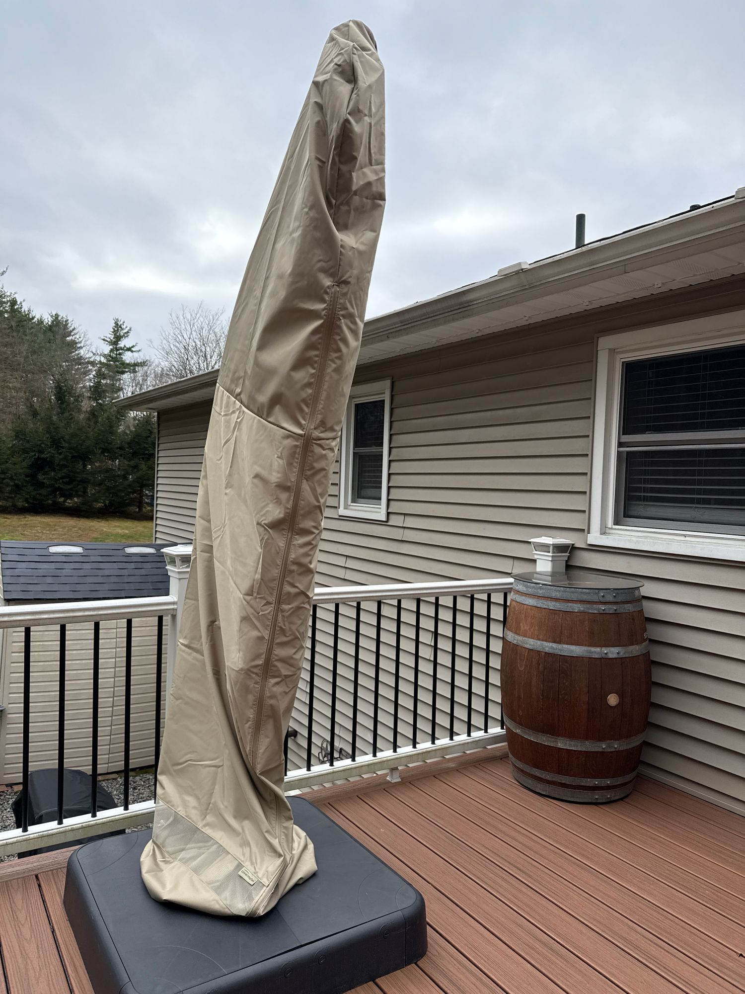 blissun 9' outdoor aluminum patio umbrella Blissun 9' Outdoor Aluminum Patio Umbrella, Striped Patio Umbrella, Market  Strip