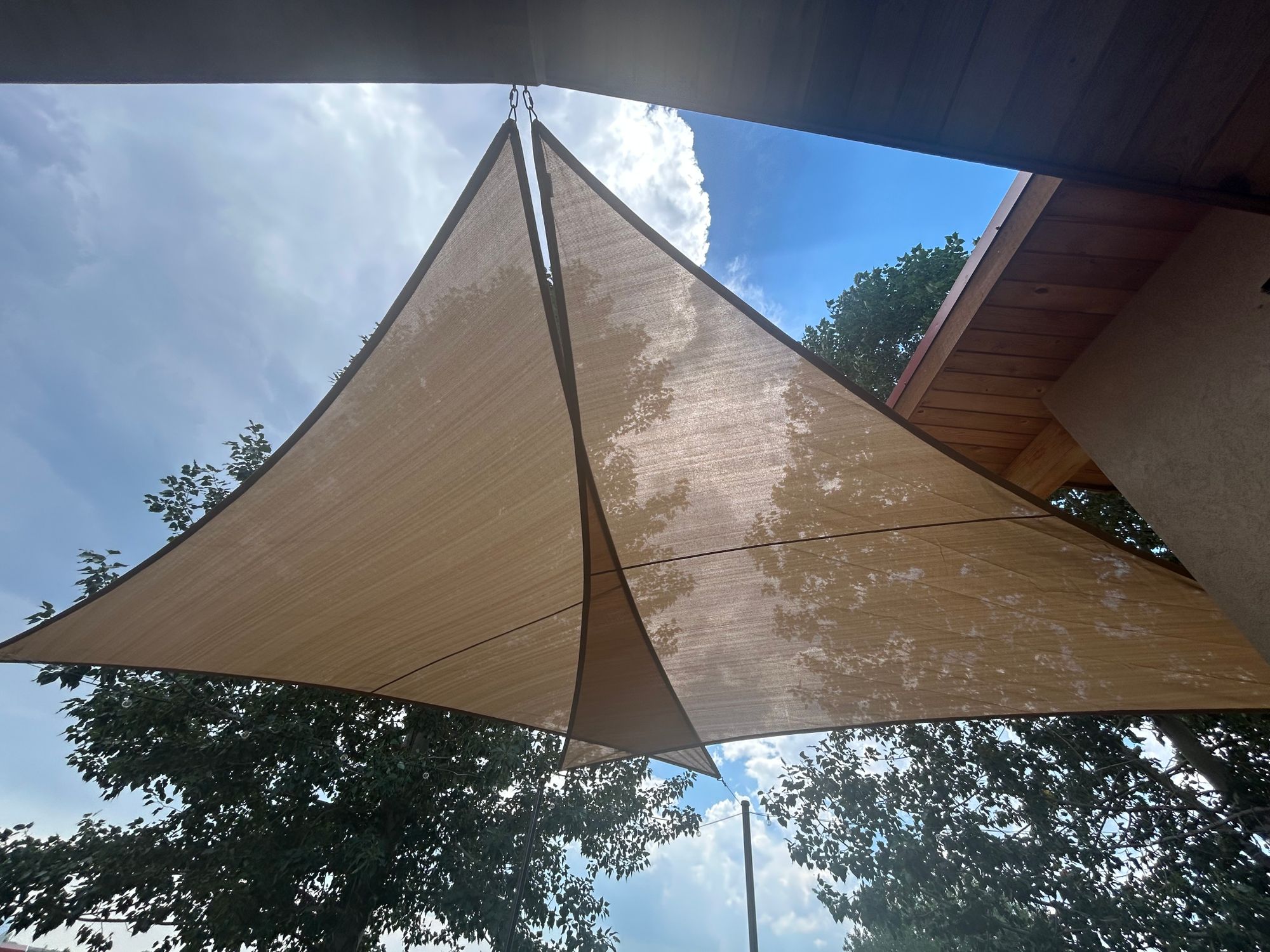 Koopman Shade Sail Triangle 3.6 Meters Grey Produktbild-Vorschau 12