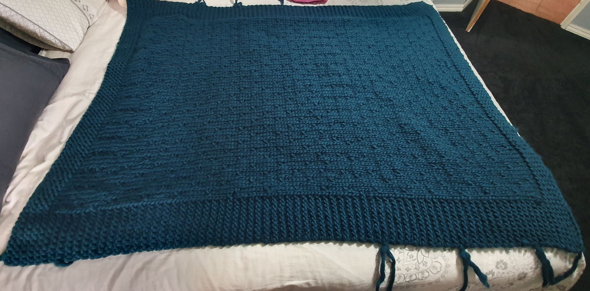 Knit Blanket Stitch And Story Blanket Chunky Knit Blanket For