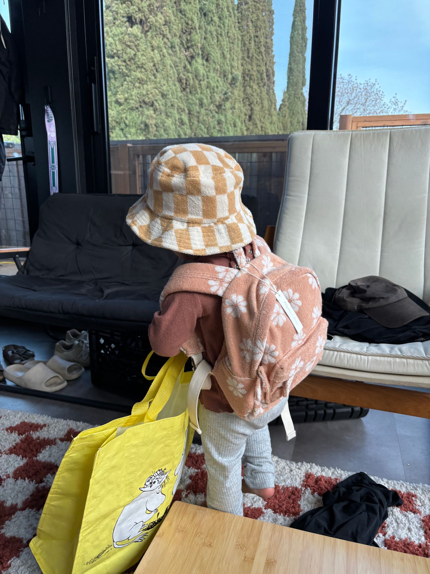 Mini Backpack Cherry Check – Rylee + Cru