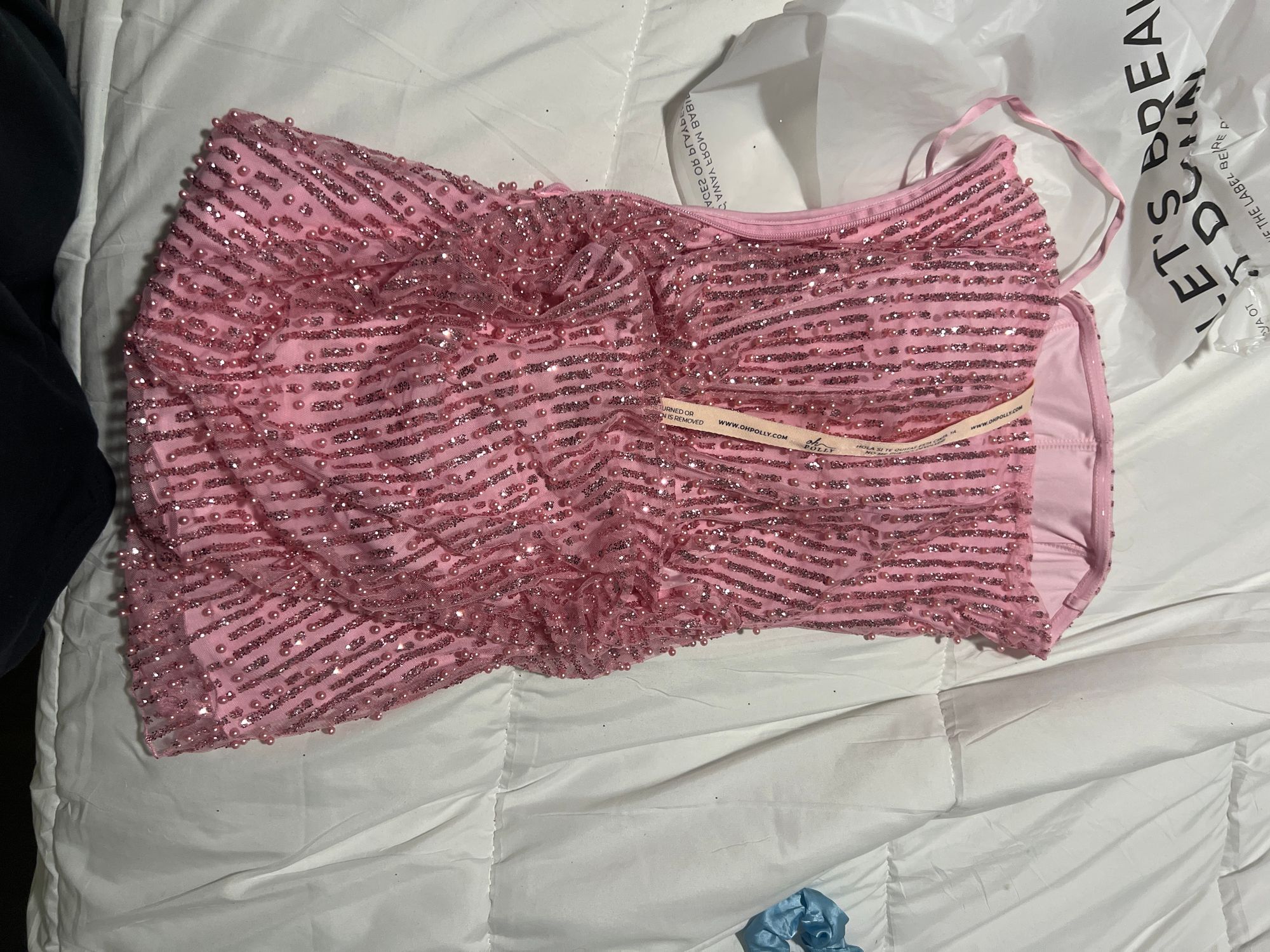 open lace back dress Azura Off The Shoulder Maxi Dress Pink main image 0