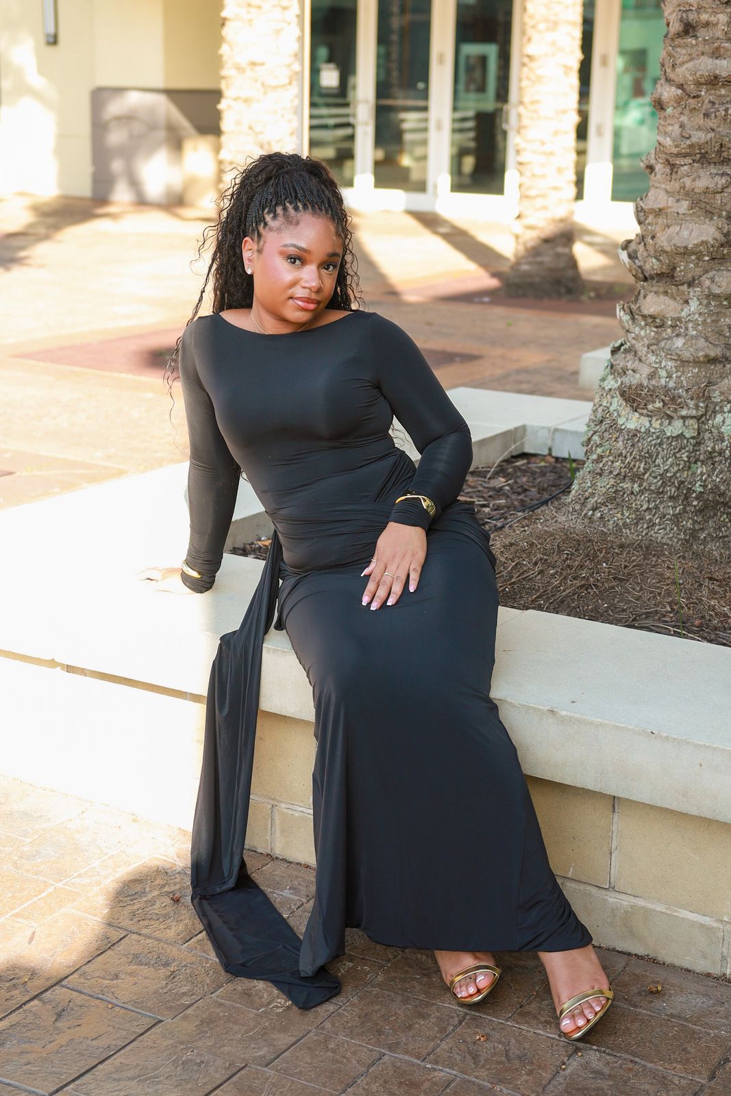 Mericia Draped Ruched Maxi Dress in Black | Oh Polly Mericia Draped Ruched Maxi Dress in Black | Oh Polly