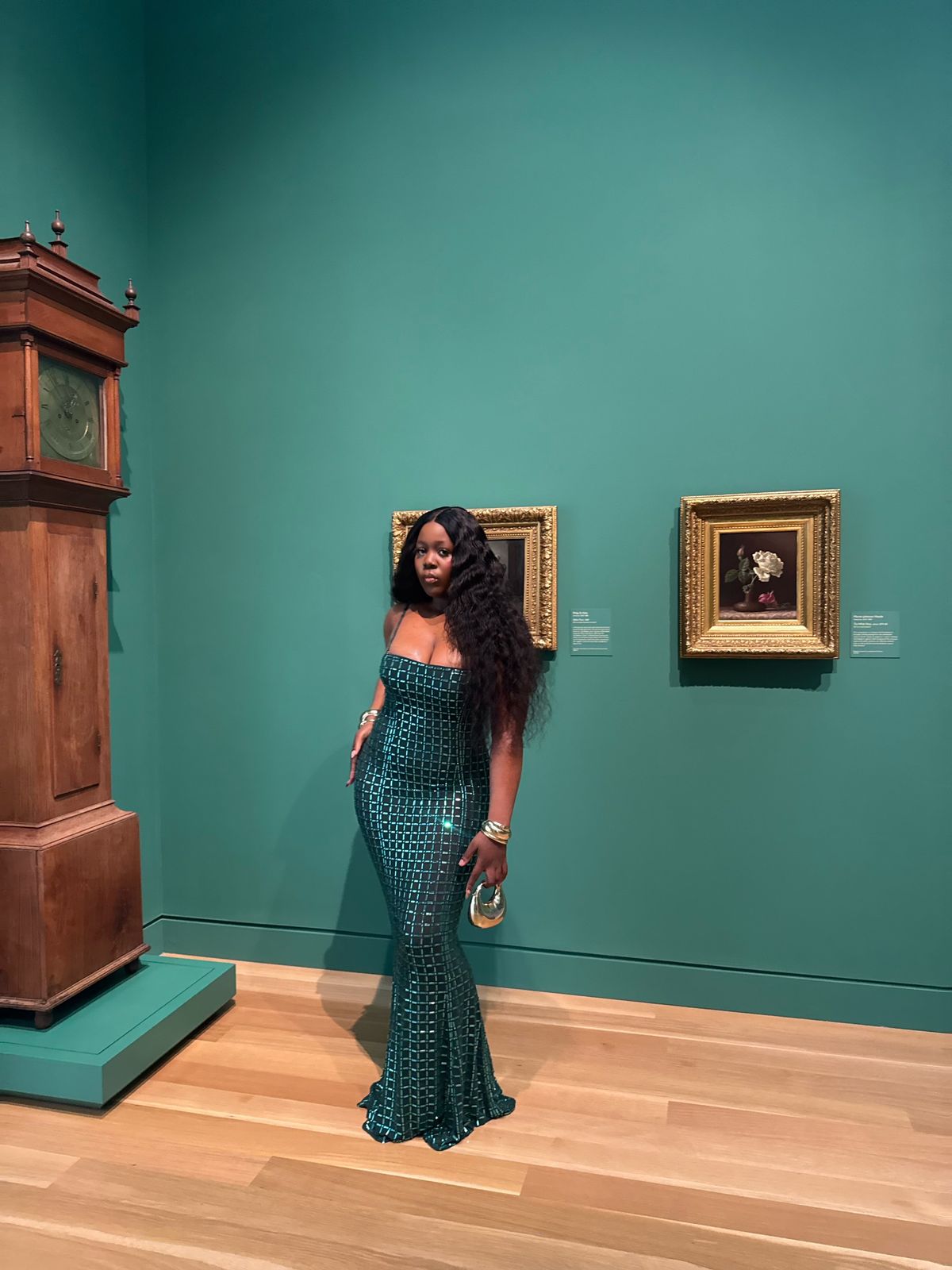 Marleni Embellished Strapless Gown in Emerald Green | Oh Polly