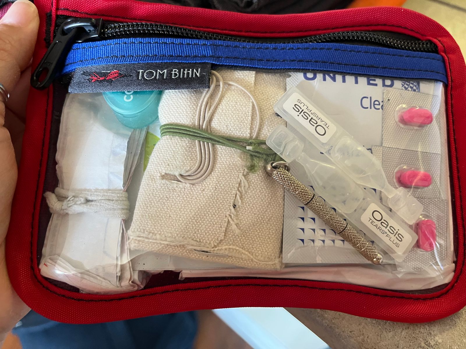Portafoglio Organizer TOM BIHN #32 - Nuovo Senza Etichette, Colore Tan, In Pelle E Nylon, Raro - Foto 3