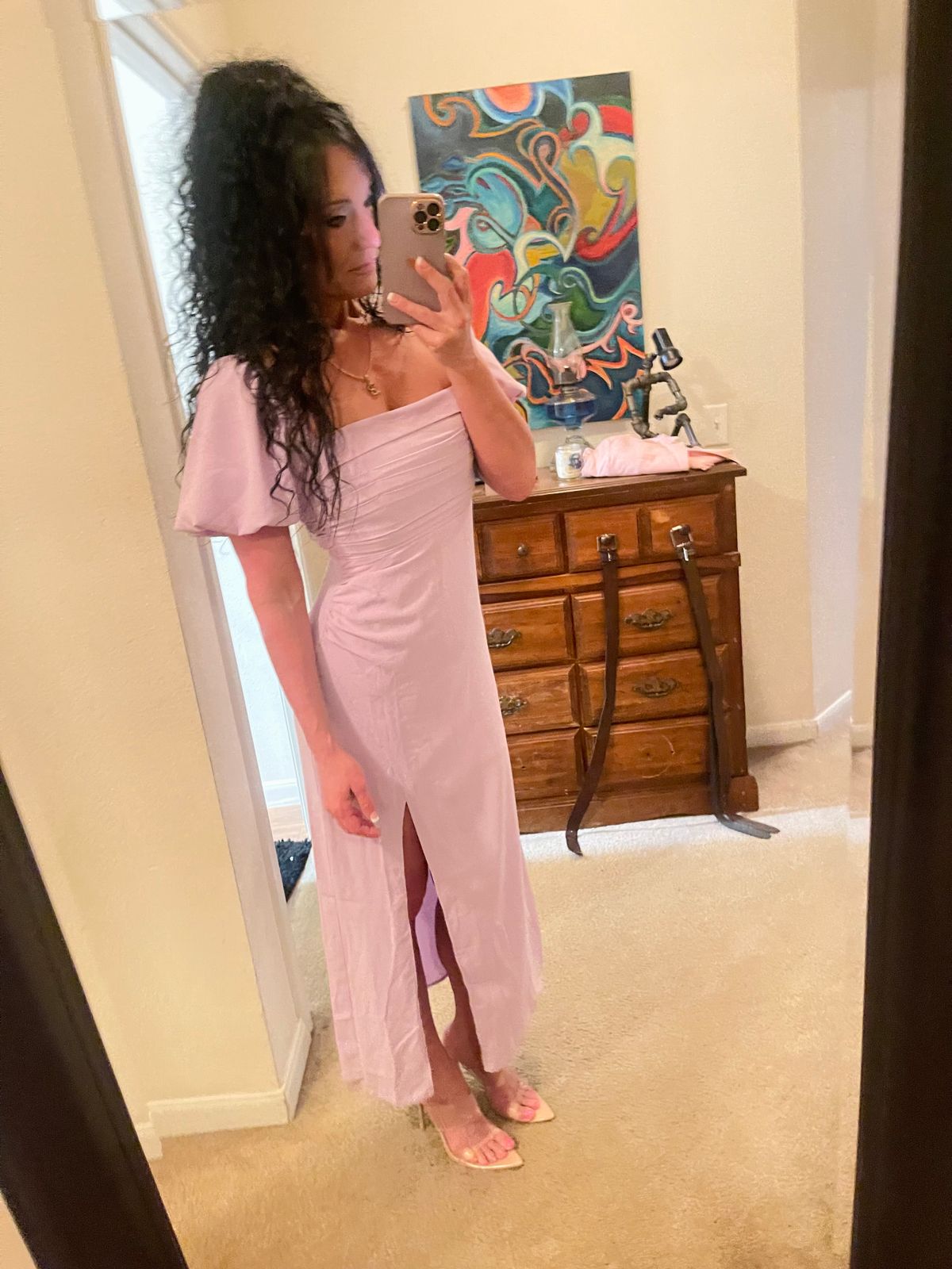 Delia Maxi Dress - Lilac  Thats So Fetch US