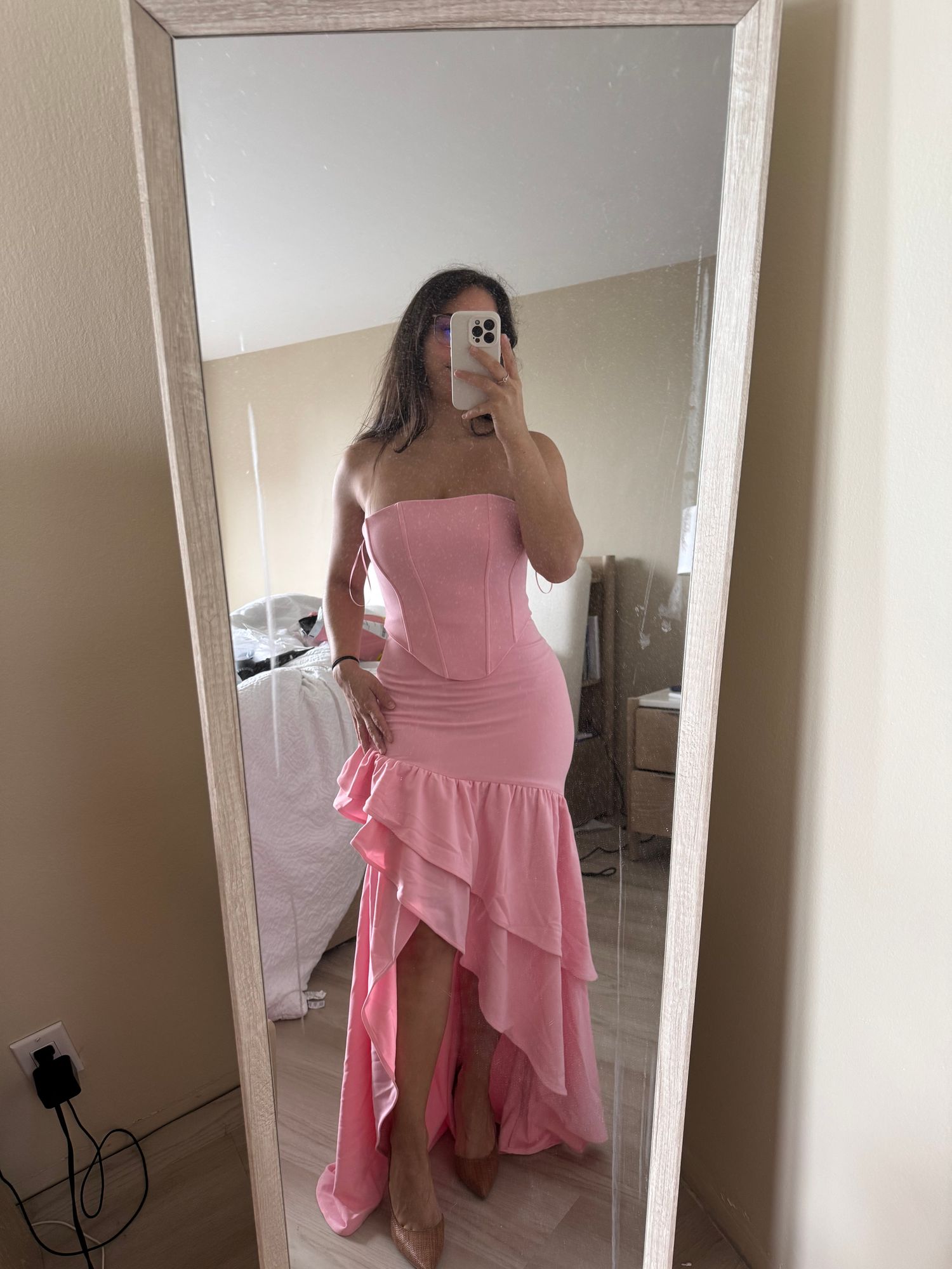 Thalassa Strapless Corset Maxi Dress - Pink  Thats So Fetch US
