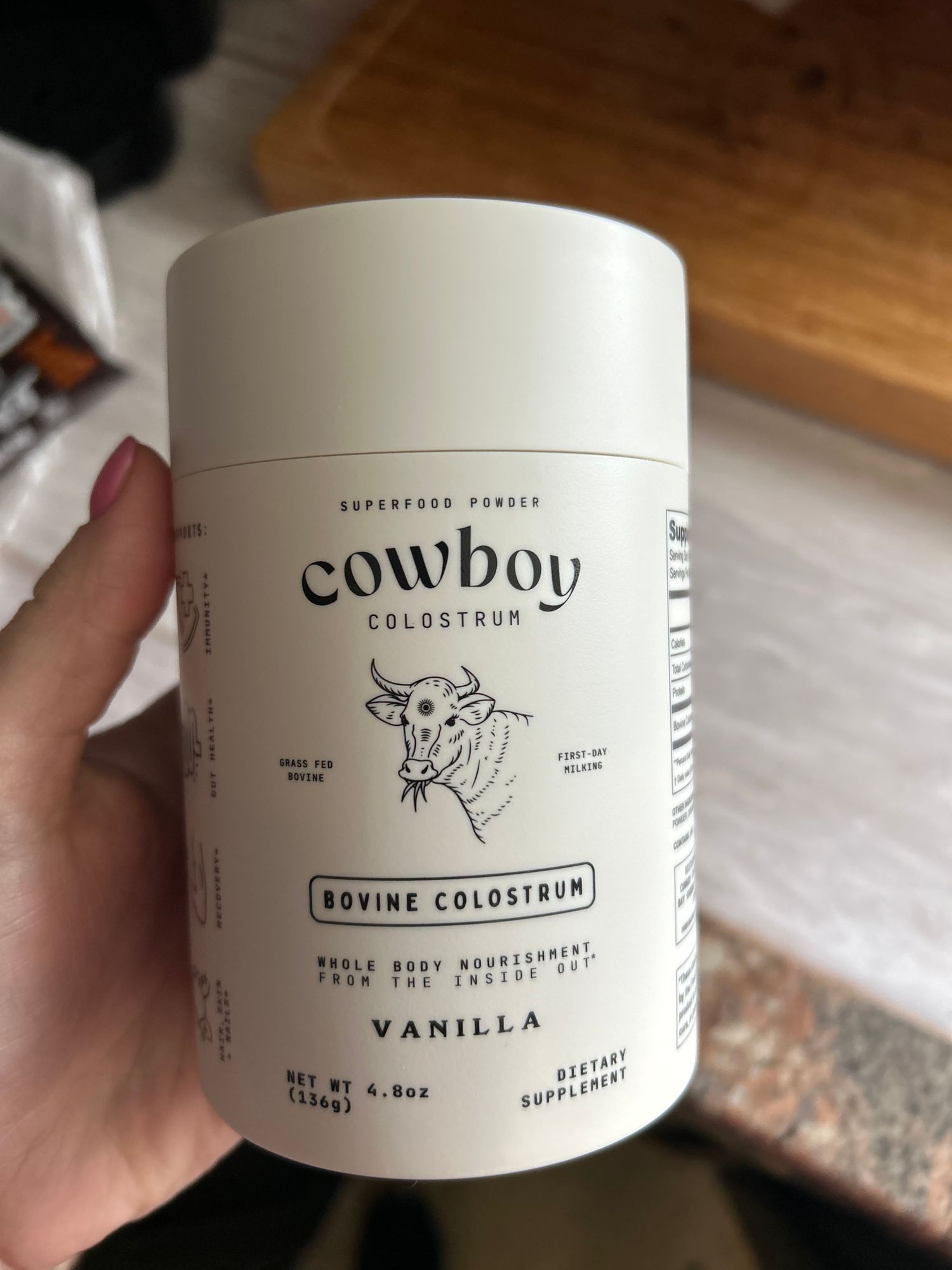 2 Boîtes De Poudre De Colostrum De Vache Bio Asterveda - 100g Chaque, Neuves